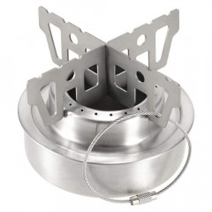 KOMIRO KOMIRO Gaskocher Kreuz Stander Alkohol Topfkreuz Tragbar Edelstahl Alcohol Stove, (1-St)  KOMIRO Газовая плита Cross Stander Алкогольный горшок Крестовая портативная спиртовая плита из нержавеющей стали (1 шт.)