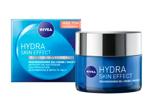 NIVEA Hydra Skin Effect Regenerierende Gel-Creme Nacht Ночной Регенерирующий гель-крем, 50мл