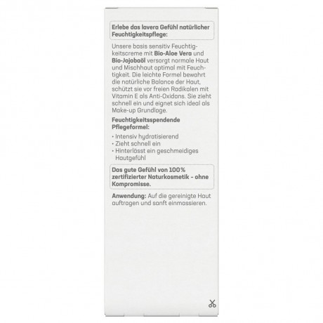 lavera basis sensitiv Feuchtigkeitscreme базовый увлажняющий крем для чувствительной кожи