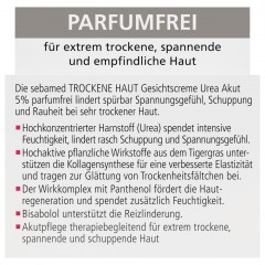 sebamed Trockene Haut Gesichtscreme parfumfrei Urea 5%  Крем для лица для сухой кожи без запаха мочевины 5%