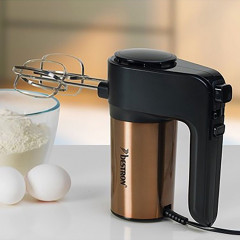 bestron bestron Handmixer Bestron Power Handmixer mit 2 Schneebesen und 2 Knethaken, 6 Stufen  Ручной миксер Bestron Ручной миксер Bestron Power с 2 венчиками и 2 насадками для теста, 6 уровней