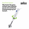 Braun Braun Stabmixer MQ10.202M WH MultiQuick 1, 450 W  Погружной блендер Braun MQ10.202M WH MultiQuick 1, 450 Вт