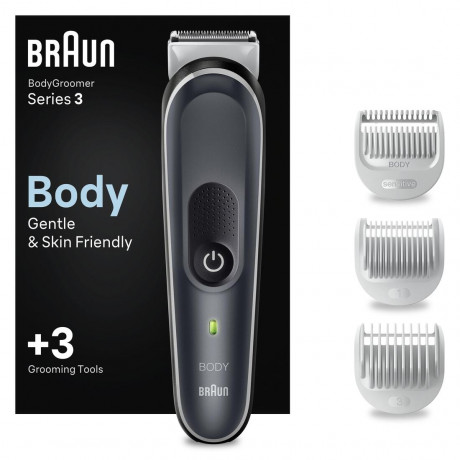 Braun BodyGroomer quot;BG3340quot; Gentle Grey  Груммер для кузова "BG3340" нежный серый