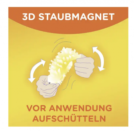 Swiffer 3D Staubmagnet 360 Tucher Nachfullpack, 5 St, Свиффер Сменные насадки 360 градусов против пыли для магнитной щетки, 5 штук