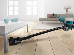 BOSCH BOSCH Akku-Stielstaubsauger Unlimited Serie 6, schwarz, BKS6111P, beutellos, 18V Power for ALL Akku, inkl. Mobelpinsel  Беспроводной пылесос BOSCH Unlimited Series 6, черный, BKS6111P, без мешка, аккумулятор 18 В Power for ALL, включая мебельную щет