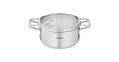 Tefal Tefal Kochtopf Nordica, O 20cm edelstahl, mit Glas-Siebdeckel  edelstahl Кастрюля Tefal Nordica, O 20см, нержавеющая сталь, со стеклянной крышкой-ситом