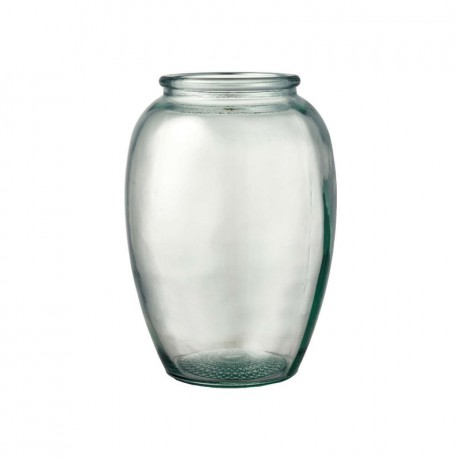 Bitz Bitz Kusintha - Glas green Vase h: 20 cm / d: 9 cm Bitz Kusintha - Стеклянная зеленая ваза В: 20 см / Г: 9 см