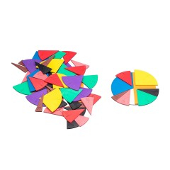 Wissner aktiv lernen Bruchrechenteile rund (71 Teile) Дроби круглые (71 часть)