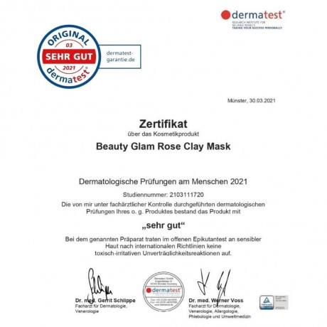 Beauty Glam Rose Clay Mask 2er Set  Маска из розовой глины, набор из 2 шт.