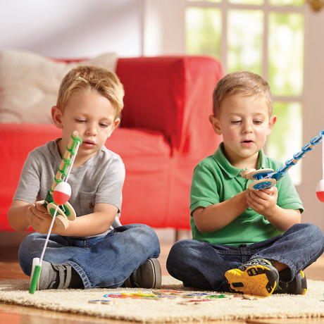 Melissa  Doug Fischefang- und Zahlspiel aus Holz Рыбалка и счетная игра из дерева