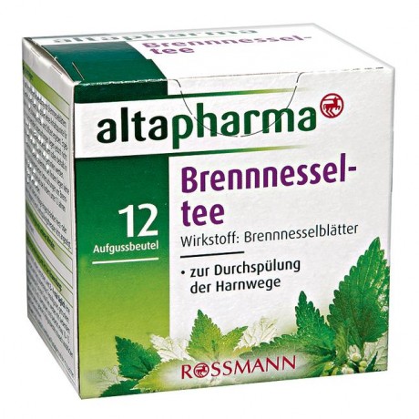altapharma Brennnessel Чай из крапивы для лечения и профилактики мочекаменной болезни 12 шт.