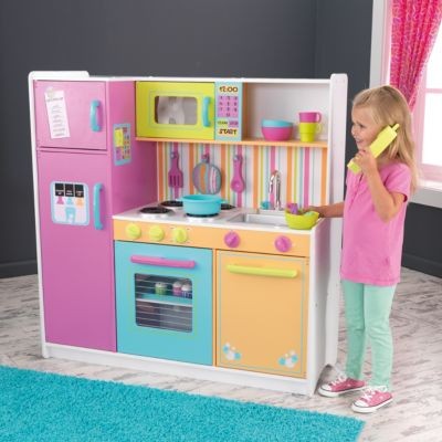 KidKraft Spielkuche Deluxe Big and Bright aus Holz Игровая кухня Deluxe Big and Bright из дерева