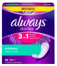 always Slipeinlage Fresh&Protect Normal BigPack 56 St, Прокладки Ежедневные Normal 56 штук, 5 упаковок (280 штук)