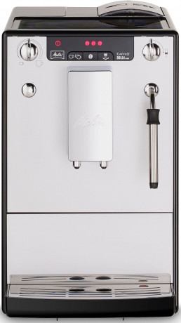 Melitta Melitta Kaffeevollautomat Solo Milk E953-202, silber/schwarz, Cafe creme Espresso per One Touch, Duse fur Milchschaum Полностью автоматическая кофемашина Melitta Solo Milk E953-202, серебристый/черный, кофе-крем-эспрессо в одно касание, насадка