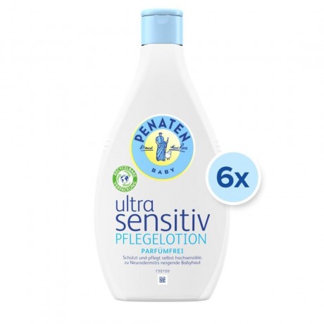 Penaten Pflegelotion Ultra Sensitiv 6st х 400ml, Ухаживающий лосьон 6 штук х 400мл