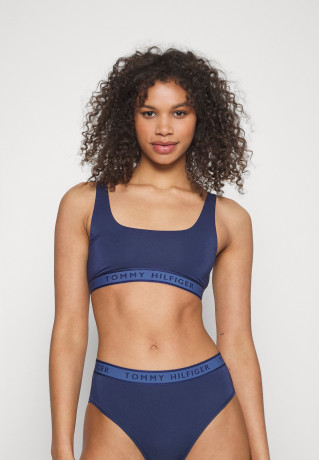 Tommy Hilfiger UNLINED BRALETTE Bustier blue ink БРАЛЕТ БЕЗ ПОДКЛАДКИ Бюстье синие чернила
