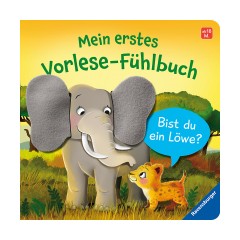 Ravensburger Mein erstes Vorlese-Fuhlbuch: Bist du ein Lowe? Моя первая книга для чтения: Ты лев?
