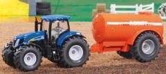 SIKU SIKU Farmer 1945 Traktor mit Ein-Achs-Gullefass 1:50 Трактор SIKU Farmer 1945 с одноосным бункером для навозной жижи 1:50