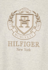 Tommy Hilfiger CREST Sweatshirt heathered oatmilk КРЕСТ Толстовка овсяное молоко