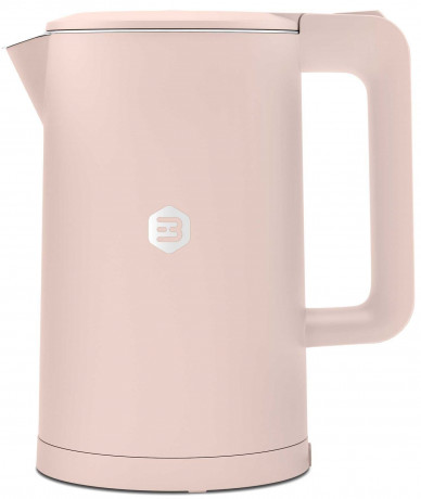 Balter Balter Wasserkocher WK-4-PK, Edelstahl, 1,7 Liter, Doppelwand Design, BPA frei, LED, pink  Чайник Balter WK-4-PK, нержавеющая сталь, 1,7 литра, конструкция с двойными стенками, без BPA, светодиод, розовый