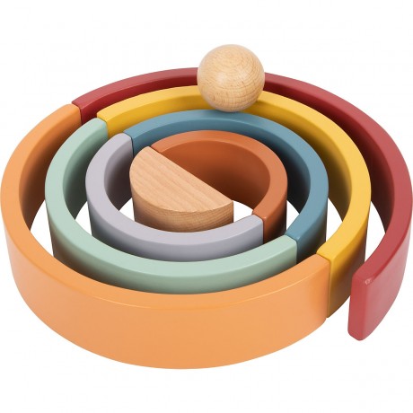 Small Foot Holzbausteine Regenbogen „Safari“ Деревянные строительные блоки радуга "Сафари"