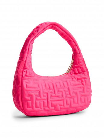 Tommy Hilfiger CHIC SHOULDER Handbag bright cerise pink ШИКАРНОЕ ПЛЕЧО сумочка ярко-вишнево-розовый