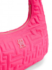 Tommy Hilfiger CHIC SHOULDER Handbag bright cerise pink ШИКАРНОЕ ПЛЕЧО сумочка ярко-вишнево-розовый