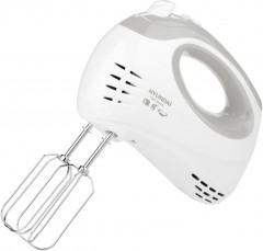 Hyundai Hyundai Handmixer HM706, 220 W, 90dB, 2x Knet-und 2x Schneebesen, 5 Geschwindigkeiten inkl. Turbomodus  Ручной миксер Hyundai HM706, 220 Вт, 90 дБ, 2 замеса и 2 венчика, 5 скоростей, включая турборежим