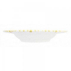 Gmundner Keramik Gmundner Keramik Gelbgeflammt Suppenteller Gourmet d: 24 cm / h: 4 cm Керамическая тарелка Gmundner для гурманов с желтым пламенем д: 24 см / высота: 4 см