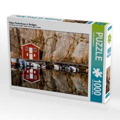 CALVENDO Puzzle CALVENDO Puzzle Rotes Fischerhaus in Smogen Пазл CALVENDO Puzzle Красный домик рыбака в дымоходе