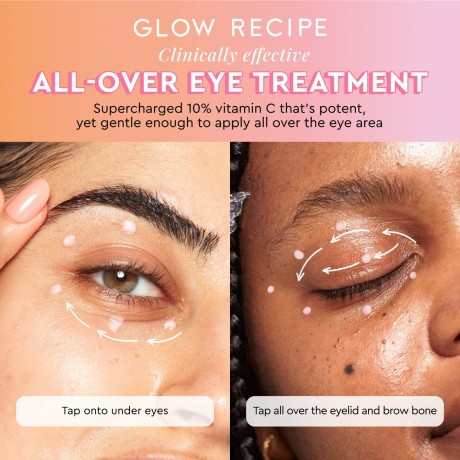Glow Recipe Guava Vitamin C Bright-Eye Gel Cream  Яркий гель-крем для глаз с витамином С из гуавы