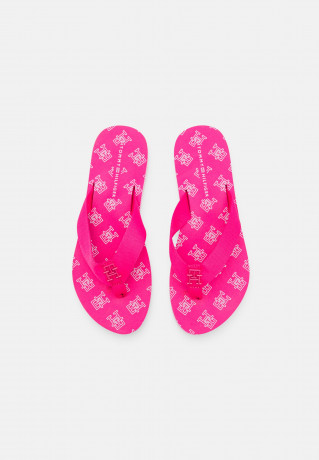 Tommy Hilfiger ELEVATED Mules bright cerise pink ПОВЫШЕННЫЕ Мюли ярко-вишнево-розовый