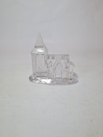 Фигурка хрустальная декоративная винтажная Anna Hutte, 11 x 7 x 10 см, Германия, 1960-70гг.