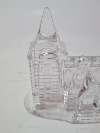 Фигурка хрустальная декоративная винтажная Anna Hutte, 11 x 7 x 10 см, Германия, 1960-70гг.