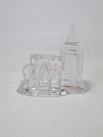 Фигурка хрустальная декоративная винтажная Anna Hutte, 11 x 7 x 10 см, Германия, 1960-70гг.