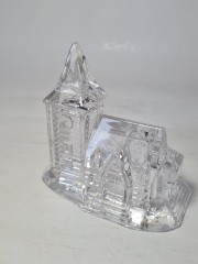 Фигурка хрустальная декоративная винтажная Anna Hutte, 11 x 7 x 10 см, Германия, 1960-70гг.