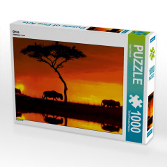 CALVENDO Puzzle CALVENDO Puzzle Gnus Пазл CALVENDO Пазл гну