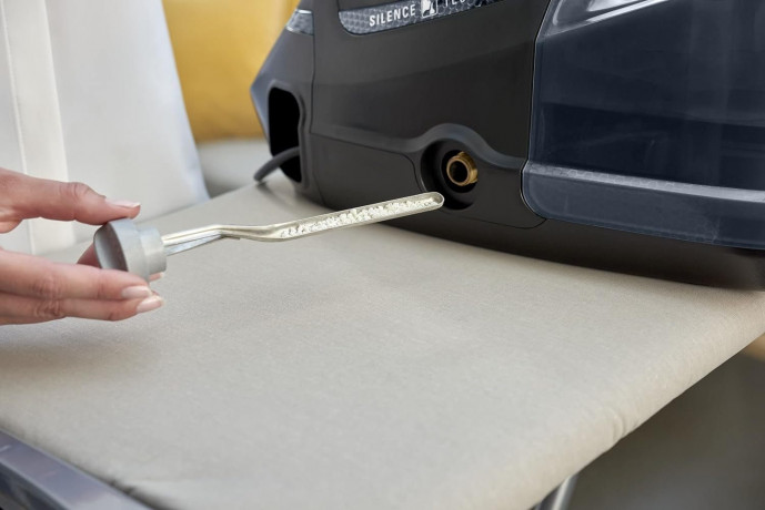 Rowenta Rowenta Dampfbugelstation Silence Steam Pro,Bugeleisen,Bugelstationen mit Dampfstation,Dampf, 1300,00 ml Wassertank, 1,3L Tank abnehmbar,Dampfbugeleisen,Dampfbugelstation,Bugelstation  Паровая гладильная станция Rowenta Silence Steam Pro, утюг, гл