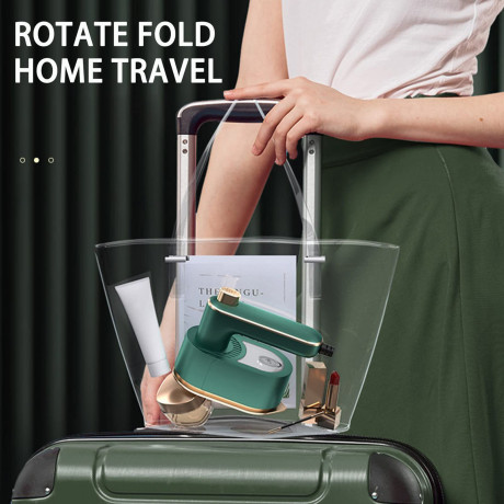 farfi farfi Dampfbugeleisen EU -Stecker Handheld Dampf Mini -Eisen -Bugelmaschine, 30,00 W, Bugeln bei konstanter Temperatur,Schnelles Aufwarmen Grun Паровой утюг Farfi с вилкой европейского стандарта, ручной паровой мини-утюг, гладильная машина, 30,00 Вт