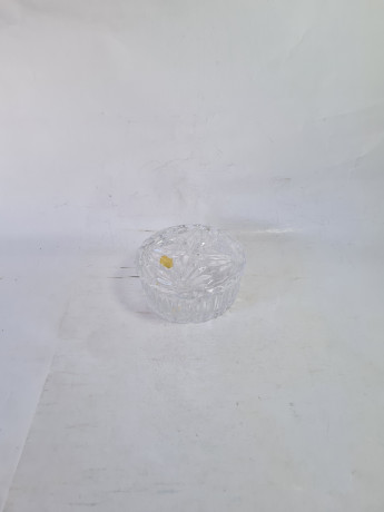 Шкатулка винтажная Walther Glas Im Still, хрусталь, 11,5 x 5 см, Германия, 1960-70гг.