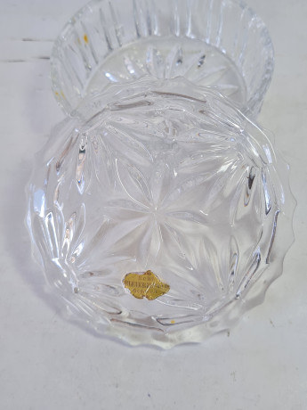 Шкатулка винтажная Walther Glas Im Still, хрусталь, 11,5 x 5 см, Германия, 1960-70гг.