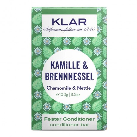 Klar Seifen Fester Conditioner Kamille & Brennnessel 100g  Твердый кондиционер Ромашка и крапива 100г