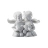 Rosenthal Rosenthal Engelpaar mit Herz klein weiss matt 6,5 cm Rosenthal пара ангелочков с сердечком маленькие белые матовые 6,5 см