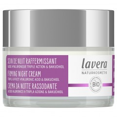 lavera Straffende Nachtpflege Nachtcreme 3fach Hyaluron & Bakuchiol Ночной крем с тройной гиалуроном и бакучиолом 50мл