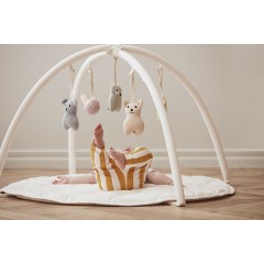 Kids Concept Spielbogen Babygym Textil naturweiss Spielbogen Игровая арка детская гимнастическая ткань натуральная белая игровая арка