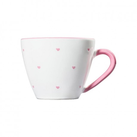 Gmundner Keramik Gmundner Keramik Herzerl Rosa Kaffee-Obertasse Gourmet 0,2 L Gmundner Керамическая кофейная чашка Herzerl Pink Gourmet 0,2 л