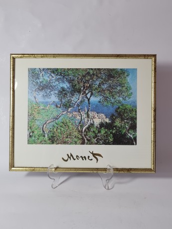 Claude Monet Клод Моне Бордигера, репродукция, печать, 31,5 см x25,5 см, 1960г., Германия 
