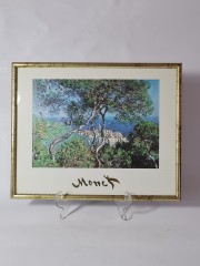 Claude Monet Клод Моне Бордигера, репродукция, печать, 31,5 см x25,5 см, 1960г., Германия 