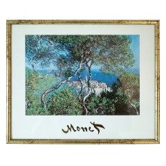 Claude Monet Клод Моне Бордигера, репродукция, печать, 31,5 см x25,5 см, 1960г., Германия 