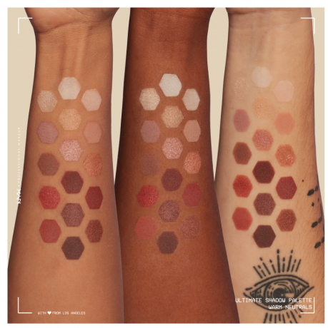 NYX (НИКС) Professional Makeup Ultimate Shadow Palette Lidschattenpalette, Паллетка теней warm neutral 03
